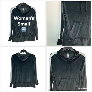 Women's Athletic Works S Small 4 - 6 Performance Sweatshirt Hoodie Sweat Velvet